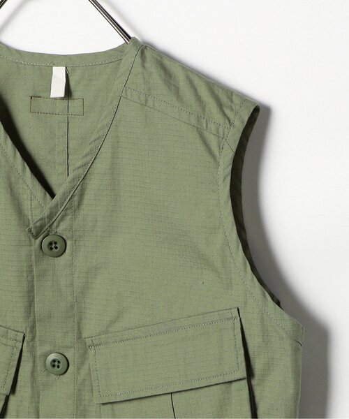 p.premier（ピードットプルミエ）の「BIGポケットベスト（ベスト・キッズ・キャメル/チャコール/カーキ・140/130/120/110/100/90/80）」の9枚目の写真