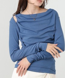 カシュクールレイヤードトップス