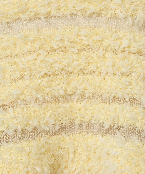 LAKOLE（ラコレ）の「チュールヤーンニットベスト / 657251（ベスト・レディース・アイボリー/イエロー/チャコール・FREE）」の21枚目の写真