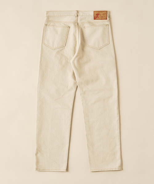 417 EDIFICE(フォーワンセブンエディフィス)の「LE JAPON ATELIER OKAYAMA TYPE.1 ストレート(デニムパンツ・メンズ・ブラック/ブルー系その他/アイボリー・SMALL/X-LARGE/LARGE/MEDIUM)」の8枚目の写真