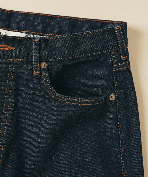 417 EDIFICE(フォーワンセブンエディフィス)の「LE JAPON ATELIER OKAYAMA TYPE.1 ストレート(デニムパンツ・メンズ・ブラック/ブルー系その他/アイボリー・SMALL/X-LARGE/LARGE/MEDIUM)」の13枚目の写真