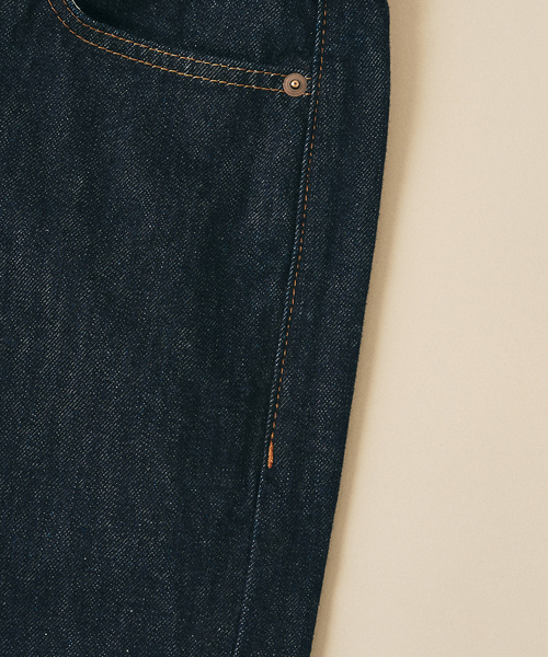 417 EDIFICE(フォーワンセブンエディフィス)の「LE JAPON ATELIER OKAYAMA TYPE.1 ストレート(デニムパンツ・メンズ・ブラック/ブルー系その他/アイボリー・SMALL/X-LARGE/LARGE/MEDIUM)」の14枚目の写真