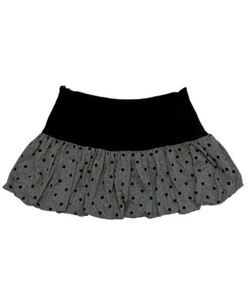 Never mind the XU(ネバーマインドザエックスユー)の「【Never mind the XU】star dot balloon skirt / 【ネバーマインド ザ エックスユー】スタードッドバルーンマイクロミニスカート(スカート・レディース・グレー・S)」の11枚目の写真