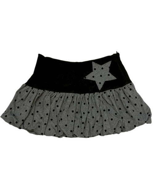 Never mind the XU(ネバーマインドザエックスユー)の「【Never mind the XU】star dot balloon skirt / 【ネバーマインド ザ エックスユー】スタードッドバルーンマイクロミニスカート(スカート・レディース・グレー・S)」の10枚目の写真