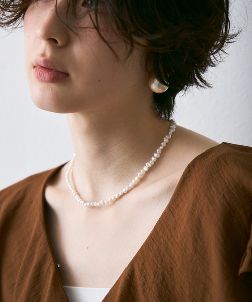 Trish（トリッシュ）の「淡水パールネックレス（ネックレス・レディース・ホワイト・FREE）」の12枚目の写真