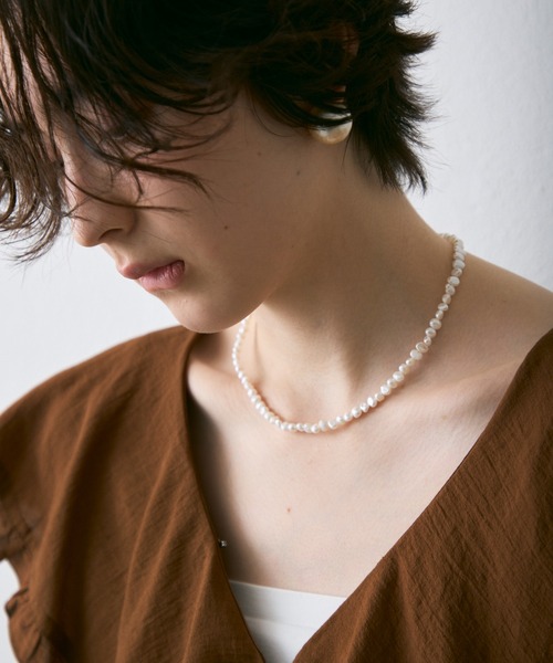 Trish（トリッシュ）の「淡水パールネックレス（ネックレス・レディース・ホワイト・FREE）」の5枚目の写真