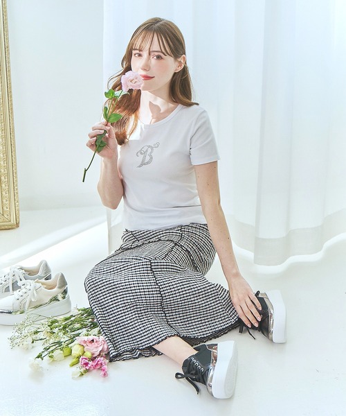 Bridget Birkin（ブリジットバーキン）の「【Bridget Birkin】グリッターメッシュスニーカー(565011)（スニーカー・レディース・シルバー/ブラック・M/S）」の5枚目の写真