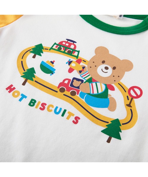 HOT BISCUITS(ホットビスケッツ)の「ビーンズ×乗り物プリント 半袖Tシャツ(Tシャツ/カットソー・キッズ・マルチ・120cm/110cm/100cm/90cm/80cm)」の8枚目の写真