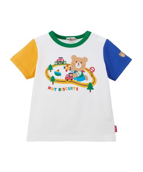 HOT BISCUITS(ホットビスケッツ)の「ビーンズ×乗り物プリント 半袖Tシャツ(Tシャツ/カットソー・キッズ・マルチ・120cm/110cm/100cm/90cm/80cm)」の6枚目の写真