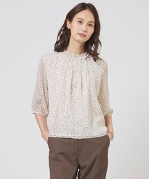 シアードットプリント カットソー