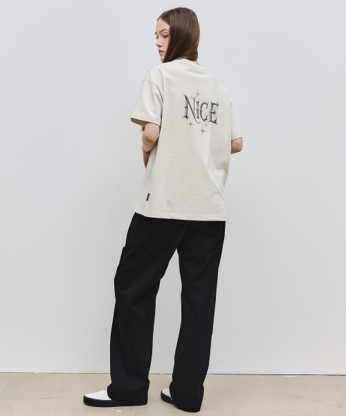 KRUXH(クルクス)の「ナイスプリントドロップショルダーTシャツパティベージュ(Tシャツ/カットソー・レディース・その他・1/2/3)」の12枚目の写真
