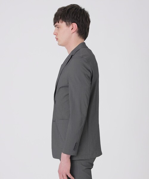 BLACK LABEL CRESTBRIDGE（ブラックレーベル・クレストブリッジ）の「マイクロウェーブシアサッカージャケット（テーラードジャケット・メンズ・ネイビー/グレー系その他・XL/L/M/S）」の5枚目の写真