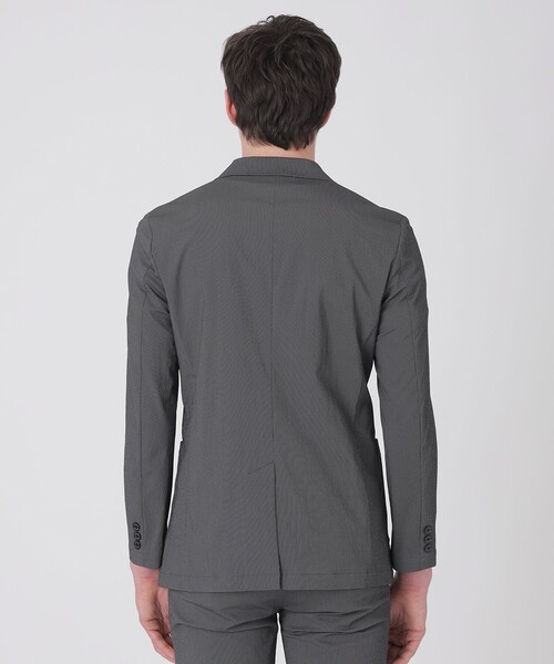 BLACK LABEL CRESTBRIDGE（ブラックレーベル・クレストブリッジ）の「マイクロウェーブシアサッカージャケット（テーラードジャケット・メンズ・ネイビー/グレー系その他・XL/L/M/S）」の6枚目の写真