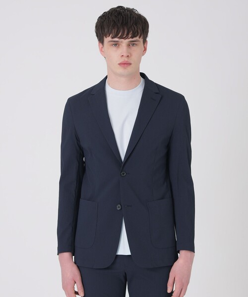 BLACK LABEL CRESTBRIDGE（ブラックレーベル・クレストブリッジ）の「マイクロウェーブシアサッカージャケット（テーラードジャケット・メンズ・ネイビー/グレー系その他・XL/L/M/S）」の11枚目の写真