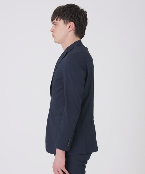 BLACK LABEL CRESTBRIDGE（ブラックレーベル・クレストブリッジ）の「マイクロウェーブシアサッカージャケット（テーラードジャケット・メンズ・ネイビー/グレー系その他・XL/L/M/S）」の12枚目の写真