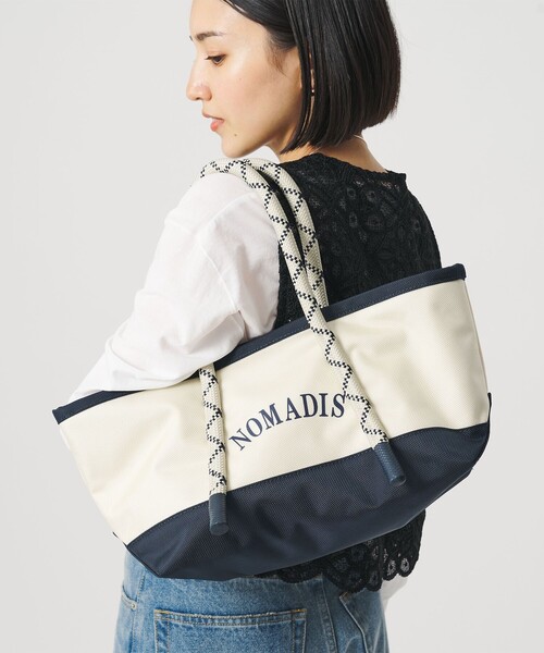 NOMADIS（ノマディス）の「＜NOMADIS＞CITY TREK/トートバッグ（トートバッグ・レディース・ワイン/ネイビー・FREE）」の2枚目の写真