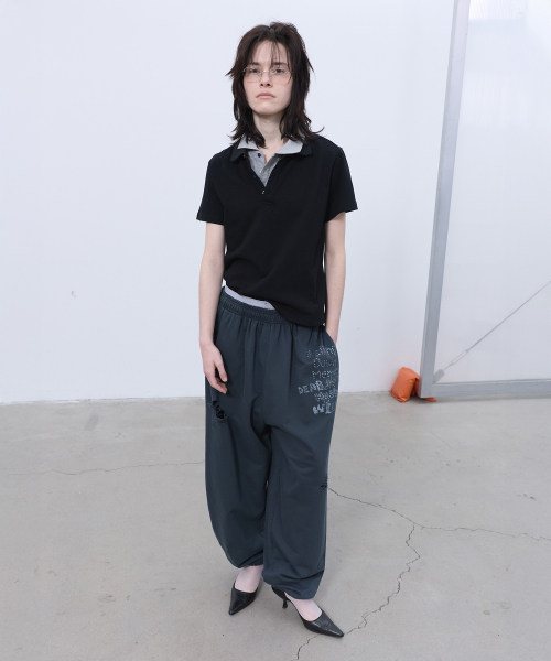 LCDC TM(エルシーディーシーティーエム)の「PRINTED SWEATPANTS (GREY)(スウェットパンツ・レディース・その他・OS)」の4枚目の写真