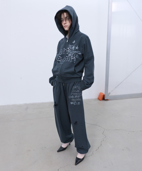 LCDC TM(エルシーディーシーティーエム)の「PRINTED SWEATPANTS (GREY)(スウェットパンツ・レディース・その他・OS)」の12枚目の写真