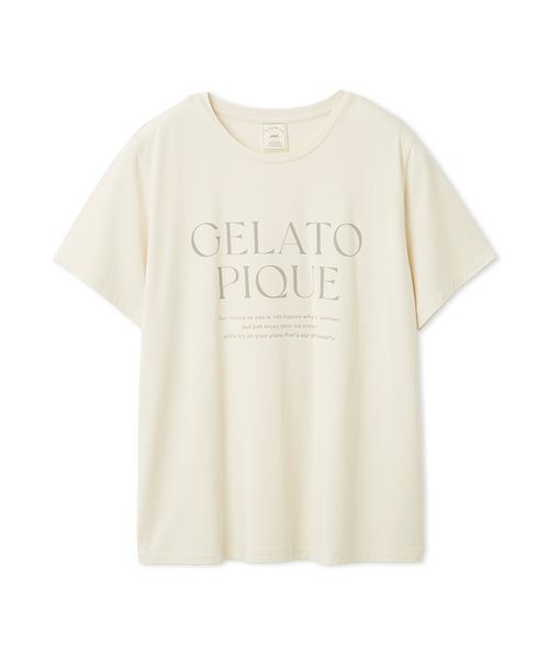 レーヨンロゴTシャツ（ルームウェア/パジャマ）｜gelato pique