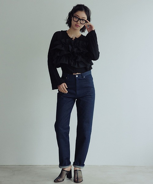 studio CLIP(スタディオクリップ)の「【daily CLIP】フリフリキャミ(キャミソール・レディース・ホワイト/ブラック・FREE)」の11枚目の写真