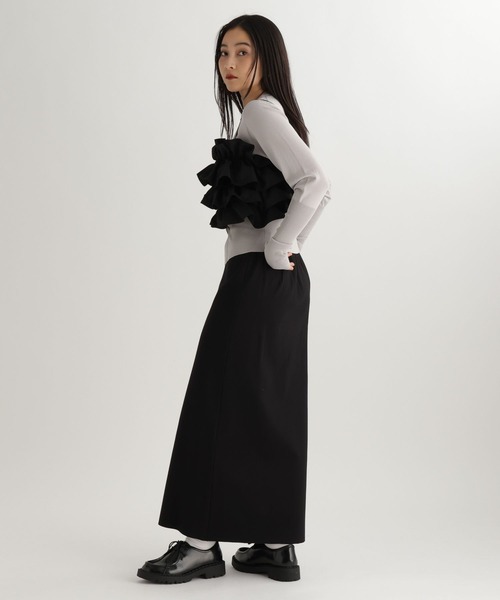 studio CLIP(スタディオクリップ)の「【daily CLIP】フリフリキャミ(キャミソール・レディース・ホワイト/ブラック・FREE)」の17枚目の写真