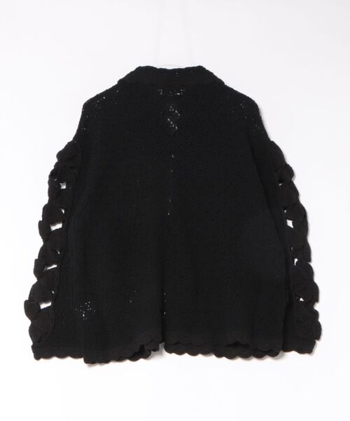 COEL（コエル）の「ハンドフラワービッグカーディガン（ニット/セーター・レディース・オフホワイト/ブラック・FREE）」の19枚目の写真
