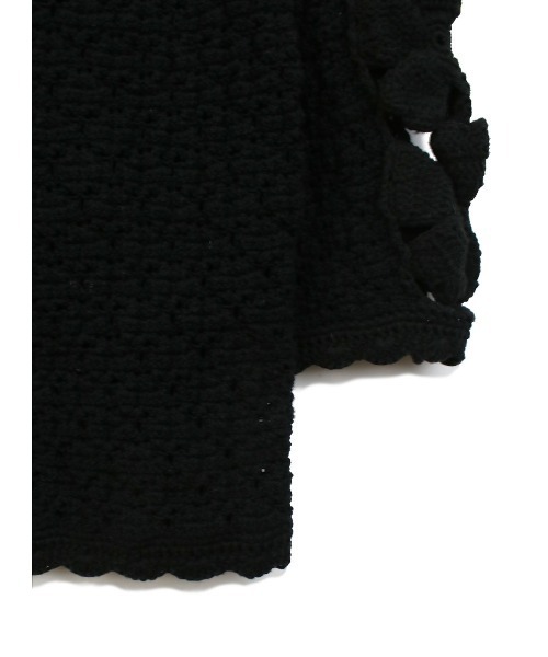 COEL（コエル）の「ハンドフラワービッグカーディガン（ニット/セーター・レディース・オフホワイト/ブラック・FREE）」の16枚目の写真