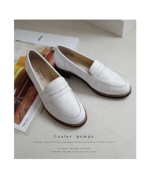 Pointer(shoes)(ポインター)の「【本革軽量】 定番ローファー(ローファー・レディース・ブラック系その他/ホワイト/ダークブラウン/ブラック・24.5cm/24cm/23.5cm/23cm/22.5cm/22cm)」の6枚目の写真