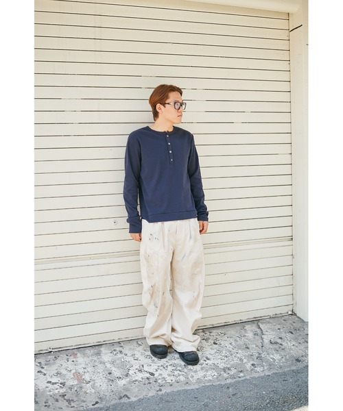 CONZ(コンズ)の「paint curved jeans/ワイドパンツ/バルーンシルエット/NVRFR/ペイント(デニムパンツ・メンズ・アイボリー・3/2/1)」の11枚目の写真