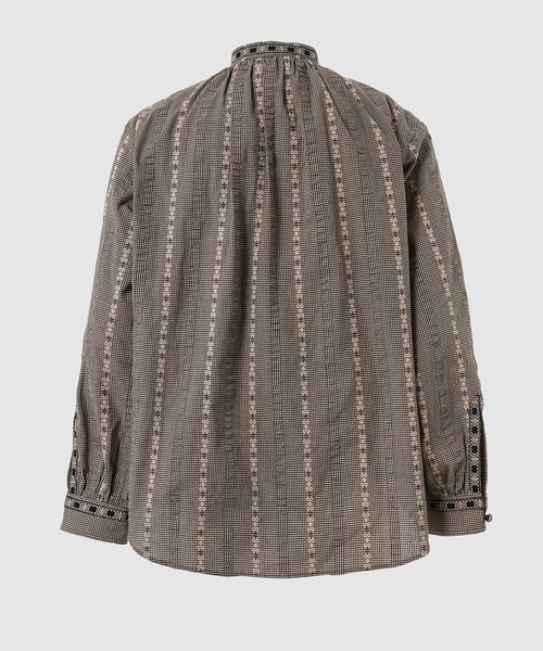 SUGARHILL(シュガーヒル)の「TYROL DOBBY SHIRT(シャツ/ブラウス・メンズ・ブラック・1/2)」の2枚目の写真
