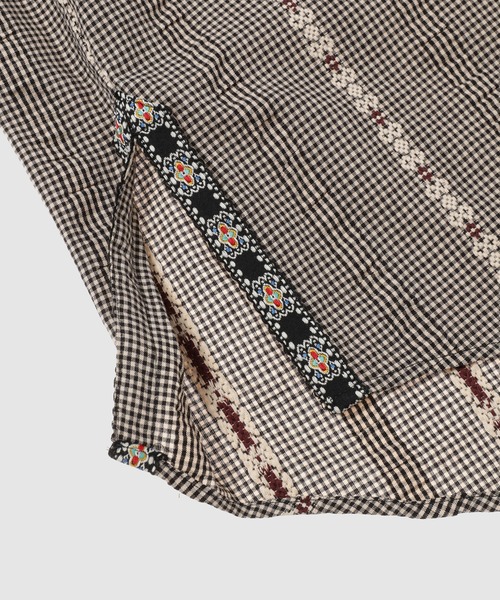SUGARHILL(シュガーヒル)の「TYROL DOBBY SHIRT(シャツ/ブラウス・メンズ・ブラック・1/2)」の7枚目の写真