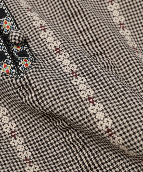 SUGARHILL(シュガーヒル)の「TYROL DOBBY SHIRT(シャツ/ブラウス・メンズ・ブラック・1/2)」の8枚目の写真