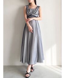 RESEXXY（リゼクシー）の「ドットチュールレイヤードワンピース（ワンピース）」