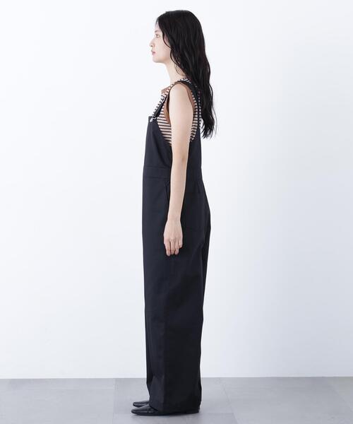N.(N. Natural Beauty Basic)(エヌエヌナチュラルビューティーベーシック)の「ワークサロペット(サロペット/オーバーオール・レディース・ブラック/キャメル・フリ-)」の20枚目の写真