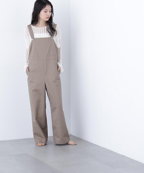 N.(N. Natural Beauty Basic)(エヌエヌナチュラルビューティーベーシック)の「ワークサロペット(サロペット/オーバーオール・レディース・ブラック/キャメル・フリ-)」の7枚目の写真