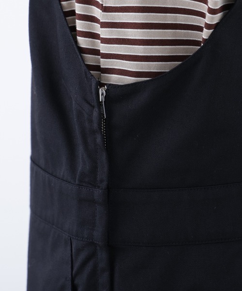 N.（N. Natural Beauty Basic）（エヌエヌナチュラルビューティーベーシック）の「ワークサロペット（サロペット/オーバーオール・レディース・ブラック/キャメル・ﾌﾘ-）」の18枚目の写真