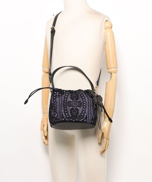 ANNA SUI（アナスイ）の「フィオリー 2wayショルダーバッグ（ショルダーバッグ・レディース・ベージュ/パープル・FREE）」の3枚目の写真