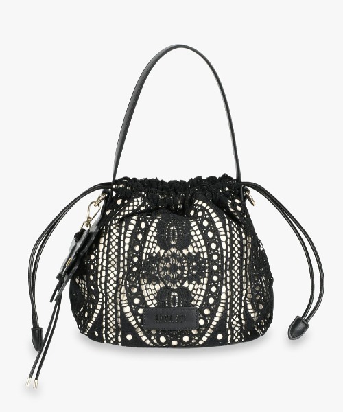 ANNA SUI（アナスイ）の「フィオリー 2wayショルダーバッグ（ショルダーバッグ・レディース・ベージュ/パープル・FREE）」の4枚目の写真