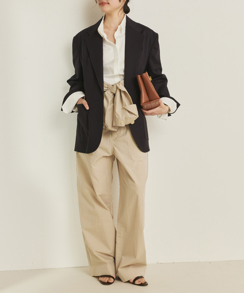 plage(プラージュ)の「ジャンプスーツ(つなぎ/オールインワン・レディース・ベージュ/ブラウン・38/36)」の1枚目の写真