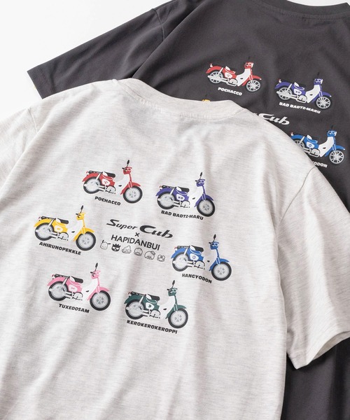 sanrio（サンリオ）の「【71】【HONDA/ホンダ】×【Sanrio/サンリオ】「はぴだんぶい」「KUROMI」コラボ クイックドライ クルーネックTシャツ/ユニセックス/レディース/メンズ（Ｓ）（Tシャツ/カットソー・レディース・ブラック/サックスブルー/アッシュグレー/ダークグリーン/ベージュ/イエロー/ホワイト/ブラウン/ライトグリーン/ネイビー/ホワイト系その他/レッド/ブラック系その他/チャコールグレー/ブラック系その他2/グレー系その他/ブラック系その他4/ブラック系その他3/ホワイト系その他3/ホワイト系その他2・M/L/LL）」の12枚目の写真