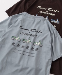 sanrio（サンリオ）の「【71】【HONDA/ホンダ】×【Sanrio/サンリオ】「スーパーカブ」「はぴだんぶい」コラボ クイックドライ クルーネックTシャツ/ユニセックス/レディース/メンズ（Ｓ）（Tシャツ/カットソー）」