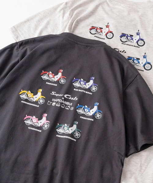 sanrio（サンリオ）の「【71】【HONDA/ホンダ】×【Sanrio/サンリオ】「はぴだんぶい」「KUROMI」コラボ クイックドライ クルーネックTシャツ/ユニセックス/レディース/メンズ（Ｓ）（Tシャツ/カットソー・レディース・ブラック/サックスブルー/アッシュグレー/ダークグリーン/ベージュ/イエロー/ホワイト/ブラウン/ライトグリーン/ネイビー/ホワイト系その他/レッド/ブラック系その他/チャコールグレー/ブラック系その他2/グレー系その他/ブラック系その他4/ブラック系その他3/ホワイト系その他3/ホワイト系その他2・M/L/LL）」の10枚目の写真