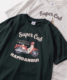 sanrio（サンリオ）の「【71】【HONDA/ホンダ】×【Sanrio/サンリオ】「スーパーカブ」「はぴだんぶい」コラボ クイックドライ クルーネックTシャツ/ユニセックス/レディース/メンズ（Ｓ）（Tシャツ/カットソー）」