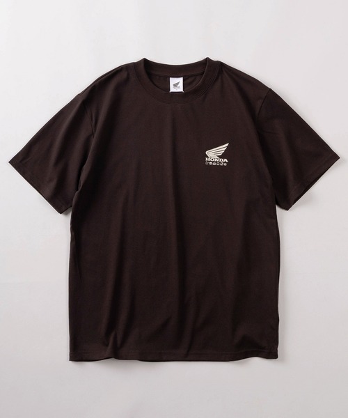 sanrio（サンリオ）の「【71】【HONDA/ホンダ】×【Sanrio/サンリオ】「スーパーカブ」「はぴだんぶい」コラボ クイックドライ クルーネックTシャツ/ユニセックス/レディース/メンズ（Ｓ）（Tシャツ/カットソー・レディース・ブラック/サックスブルー/アッシュグレー/ダークグリーン/ベージュ/イエロー/ホワイト/ブラウン・M/L）」の21枚目の写真