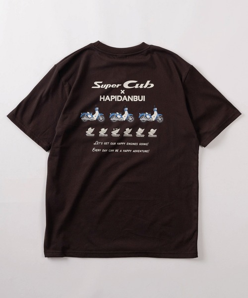 sanrio（サンリオ）の「【71】【HONDA/ホンダ】×【Sanrio/サンリオ】「スーパーカブ」「はぴだんぶい」コラボ クイックドライ クルーネックTシャツ/ユニセックス/レディース/メンズ（Ｓ）（Tシャツ/カットソー・レディース・ブラック/サックスブルー/アッシュグレー/ダークグリーン/ベージュ/イエロー/ホワイト/ブラウン・M/L）」の22枚目の写真