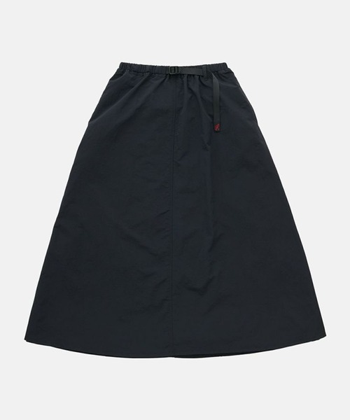 Gramicci(グラミチ)の「Gramicci/グラミチ NYLON FLARE SKIRT ロングスカート(スカート・レディース・ブラック/アイボリー/ブラウン/ライトグリーン/ダークネイビー・S/M/L)」の8枚目の写真