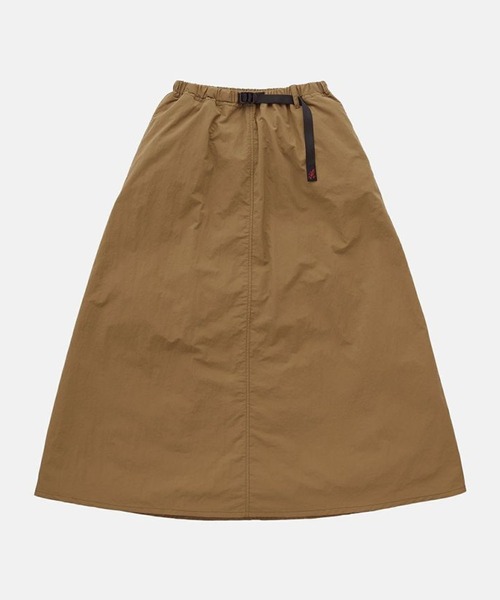 Gramicci(グラミチ)の「Gramicci/グラミチ NYLON FLARE SKIRT ロングスカート(スカート・レディース・ブラック/アイボリー/ブラウン/ライトグリーン/ダークネイビー・S/M/L)」の10枚目の写真