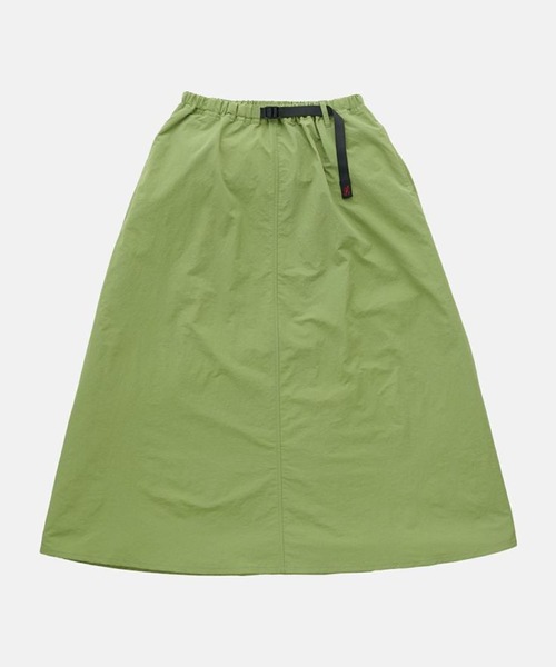 Gramicci(グラミチ)の「Gramicci/グラミチ NYLON FLARE SKIRT ロングスカート(スカート・レディース・ブラック/アイボリー/ブラウン/ライトグリーン/ダークネイビー・S/M/L)」の12枚目の写真