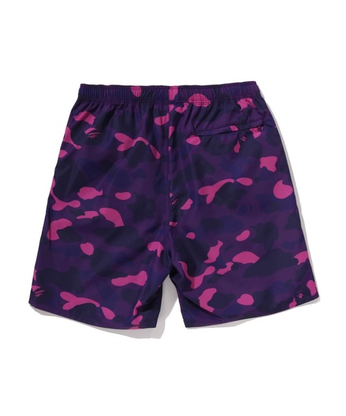 A BATHING APE(アベイシングエイプ)の「COLOR CAMO APE HEAD ONE POINT BEACH SHORTS(その他パンツ・メンズ・ブラック/グリーン/レッド/パープル・X-LARGE/SMALL/XX-LARGE/MEDIUM/LARGE)」の7枚目の写真