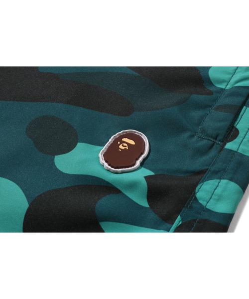 A BATHING APE(アベイシングエイプ)の「COLOR CAMO APE HEAD ONE POINT BEACH SHORTS(その他パンツ・メンズ・ブラック/グリーン/レッド/パープル・X-LARGE/SMALL/XX-LARGE/MEDIUM/LARGE)」の10枚目の写真